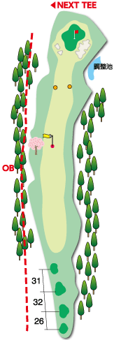 Hole 7 コースマップ