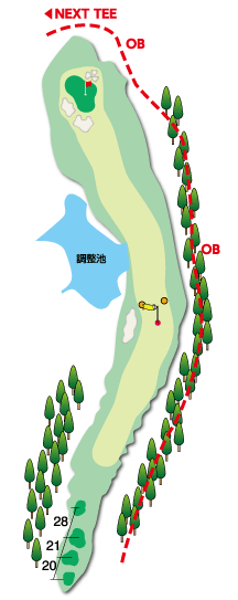 Hole 10 コースマップ