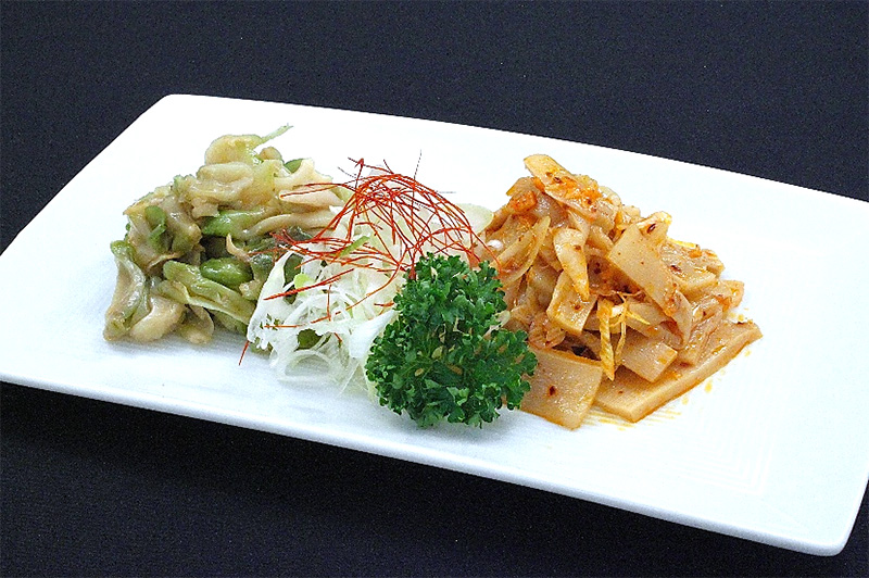 搾菜とピリ辛メンマ盛り合わせ