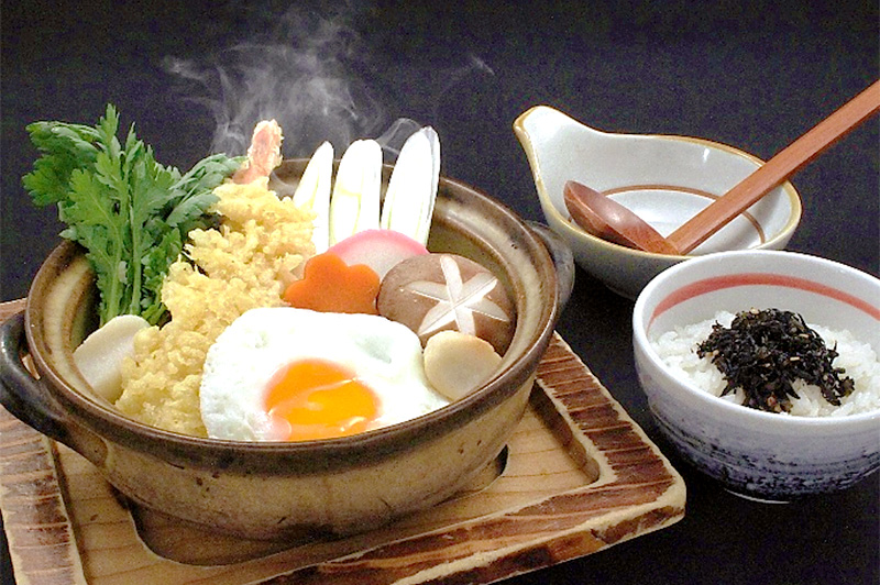 ～大海老てんぷら～ 鍋焼きうどん