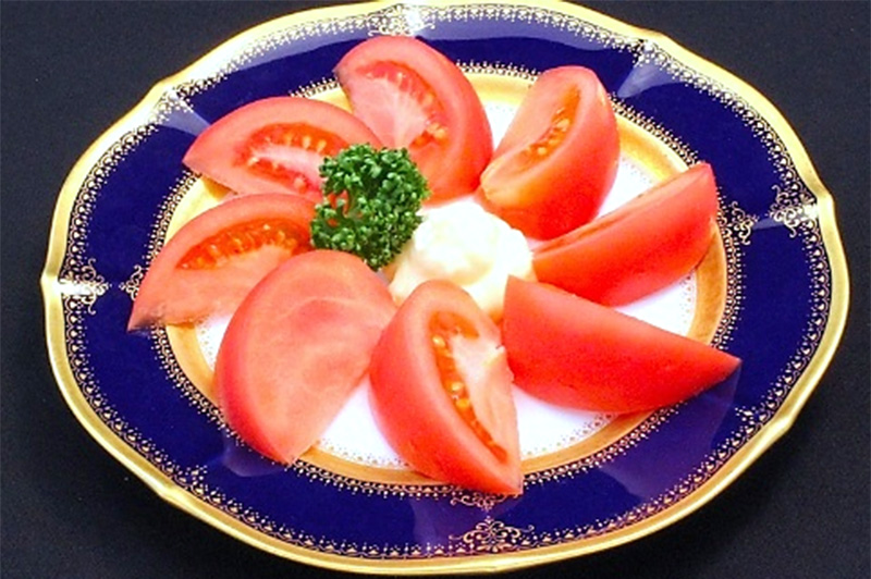 「とちぎのトマト」の冷やしトマト