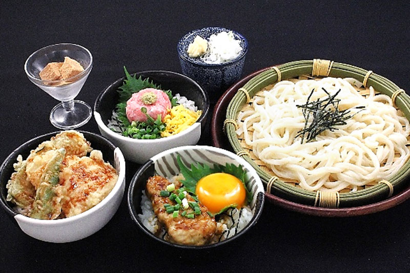 ざるうどんと選べるミニ丼